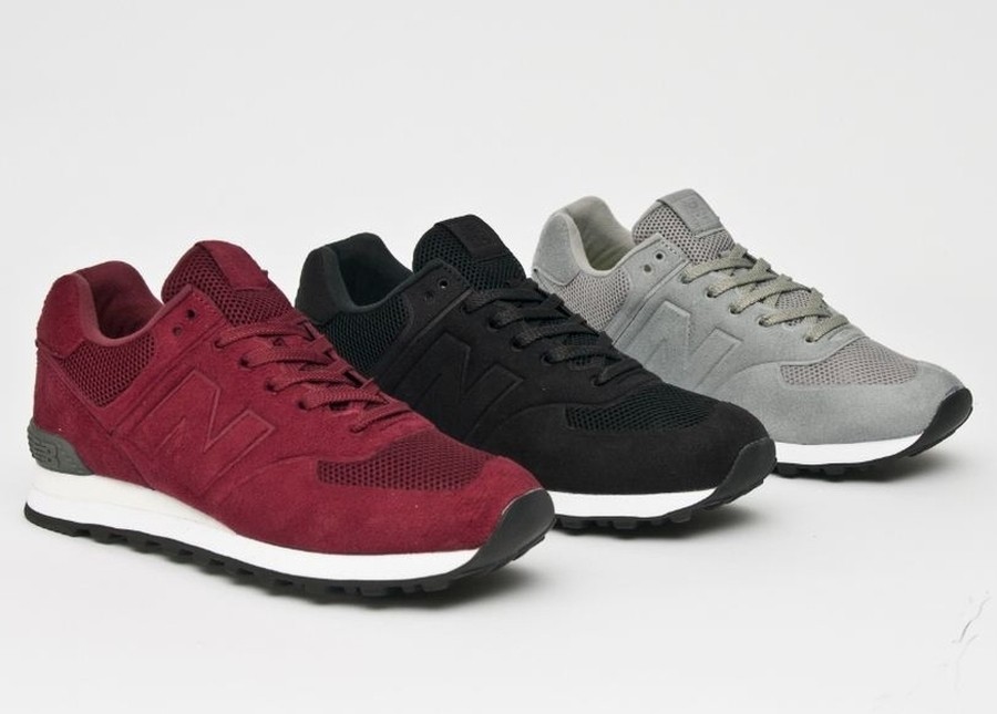 new balance 574 sonic bordeaux femme